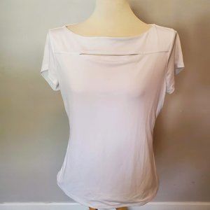 NWT! Carmen Marc Valvo Top in White - Size XL
